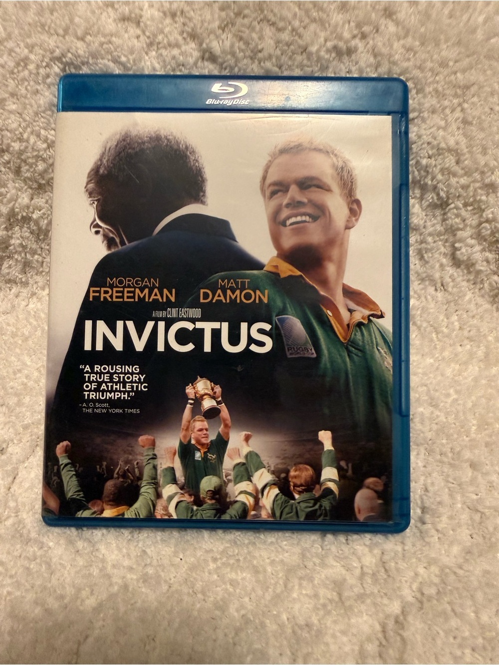 Invictus Blu-ray Movie - Green Cover Art